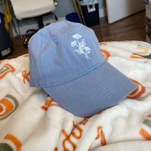 Flower baseball cap